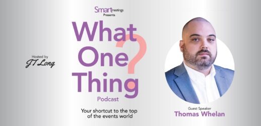 Thomas Whelan on right side of "What One Thing" graphic