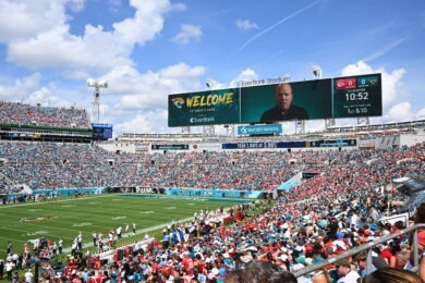 Interior Shot of Everbank stadium