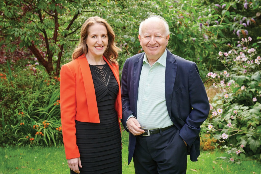 Carina Bauer, CEO of IMEX Group, and IMEX founder Ray Bloom