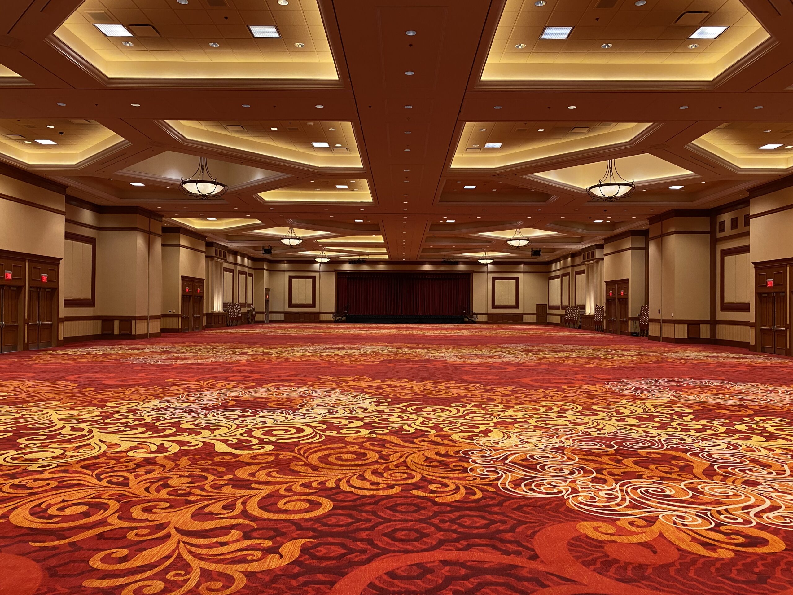 empty ballroom