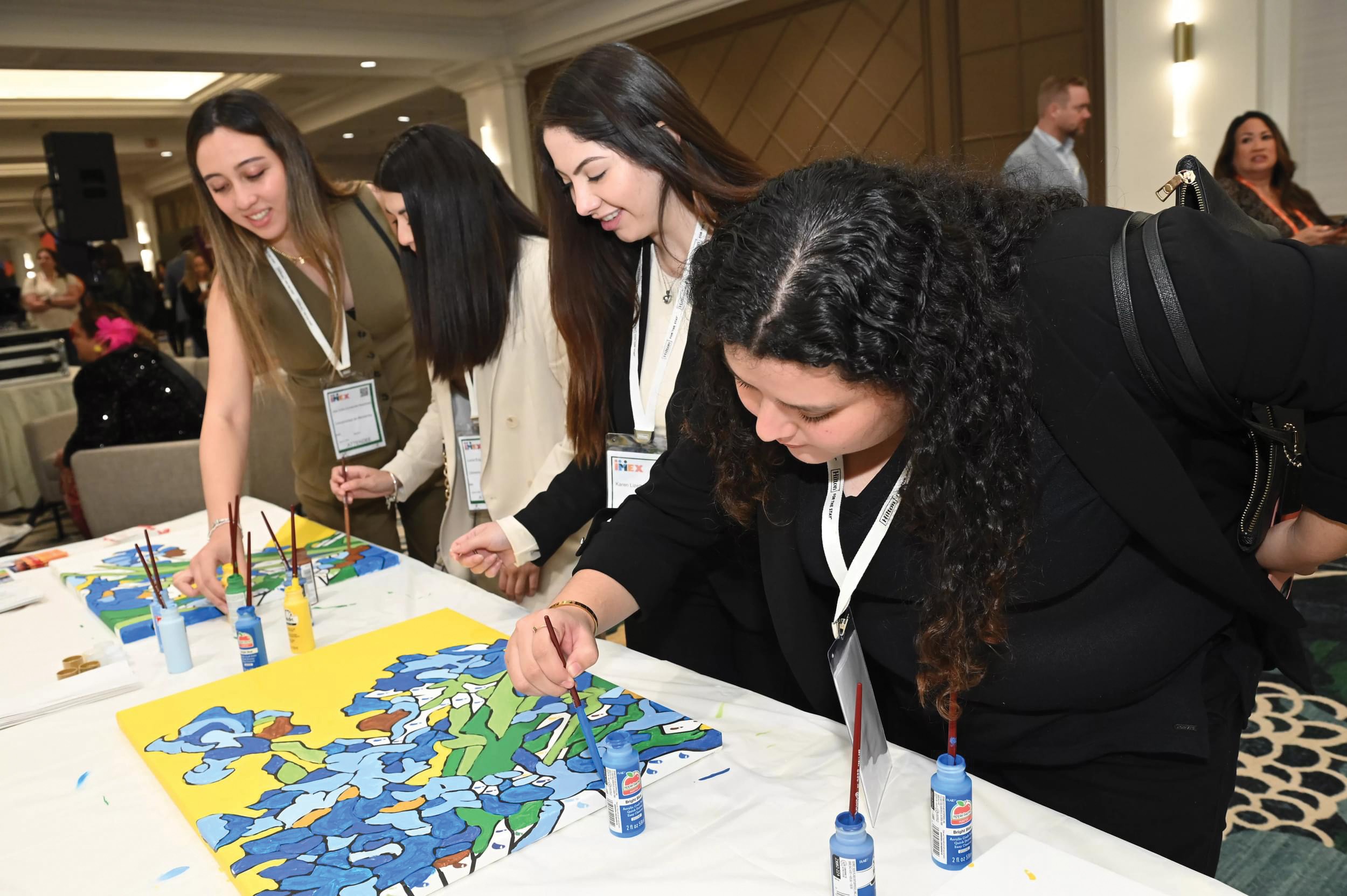 Painting activity at Imex 2023