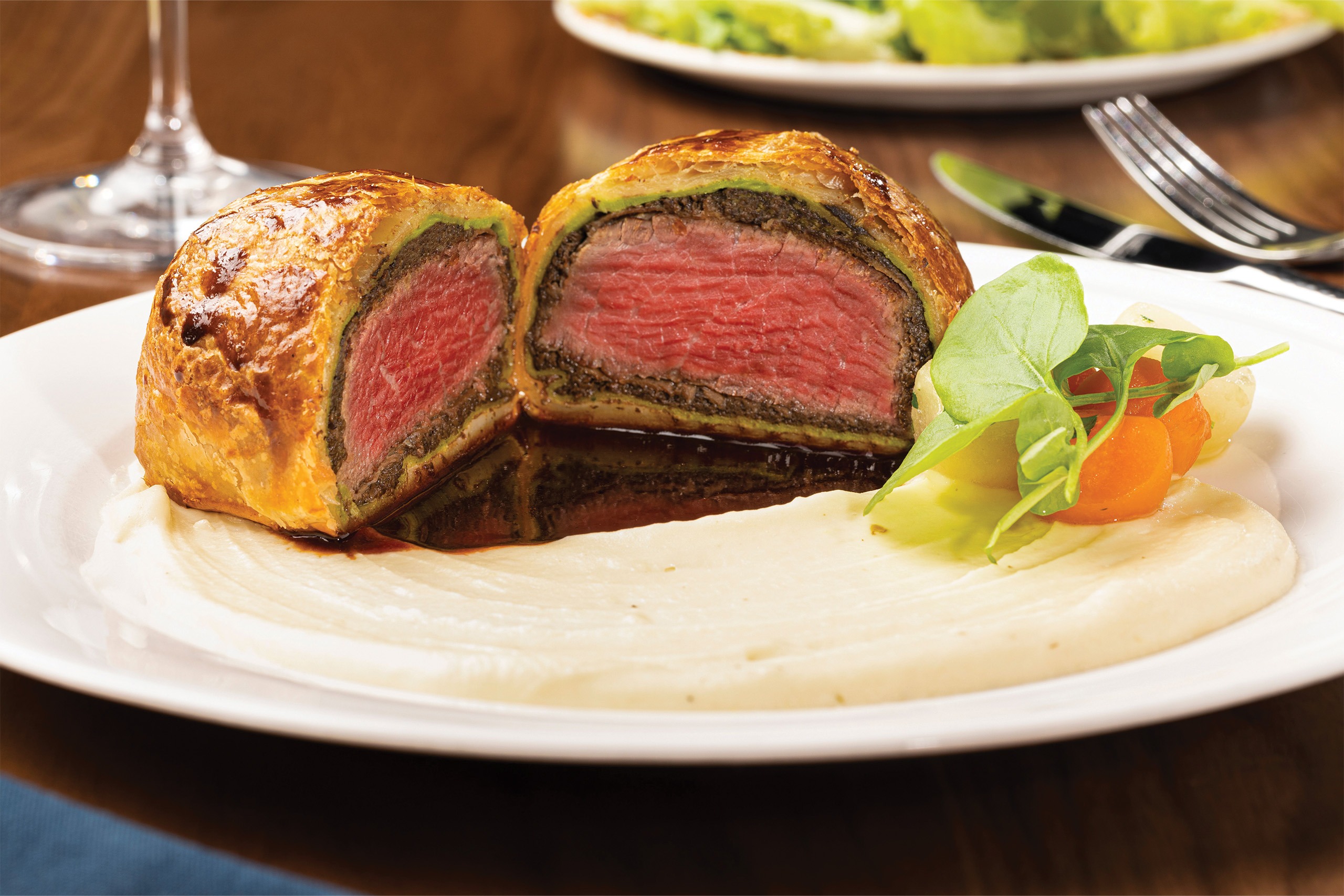 beef wellington at Ramsays Kitchen in Las Vegas