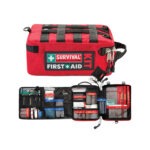 red first aid kit bag