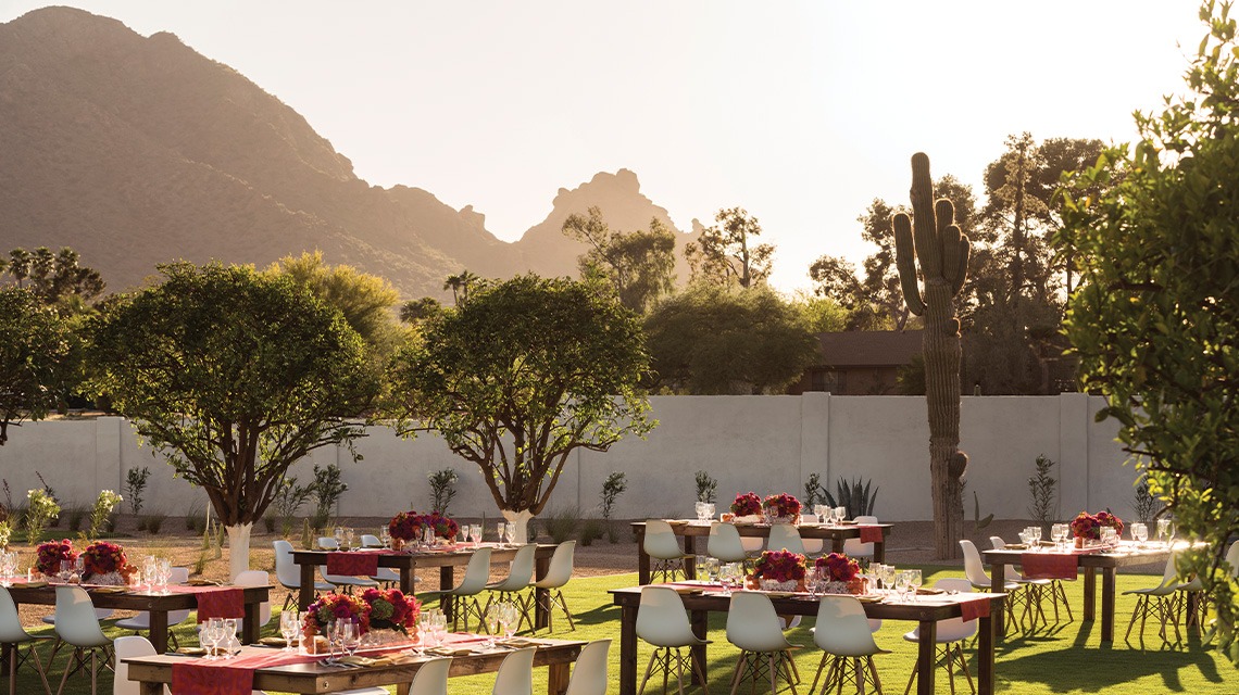 Andaz Scottsdale event lawn