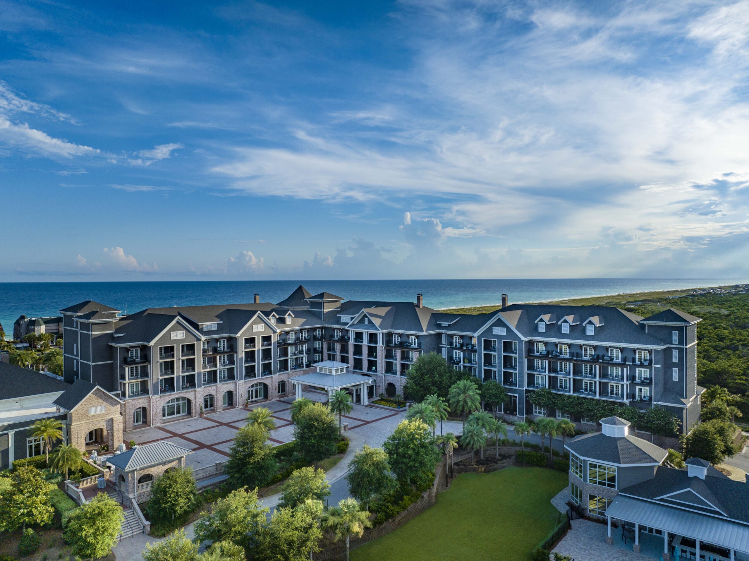 Aerial shot of Henderson Beach Resort