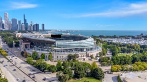 view of downtown Chicago and Soldier Field from Hampton Inn & Suites Chicago Medical District UIC for New and Renovated feature image for 11/13/2024