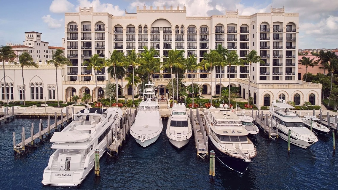 Yachts at The Boca Raton Yacht Club