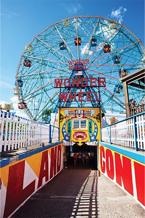 Wonder Wheel at Coney Island in New York