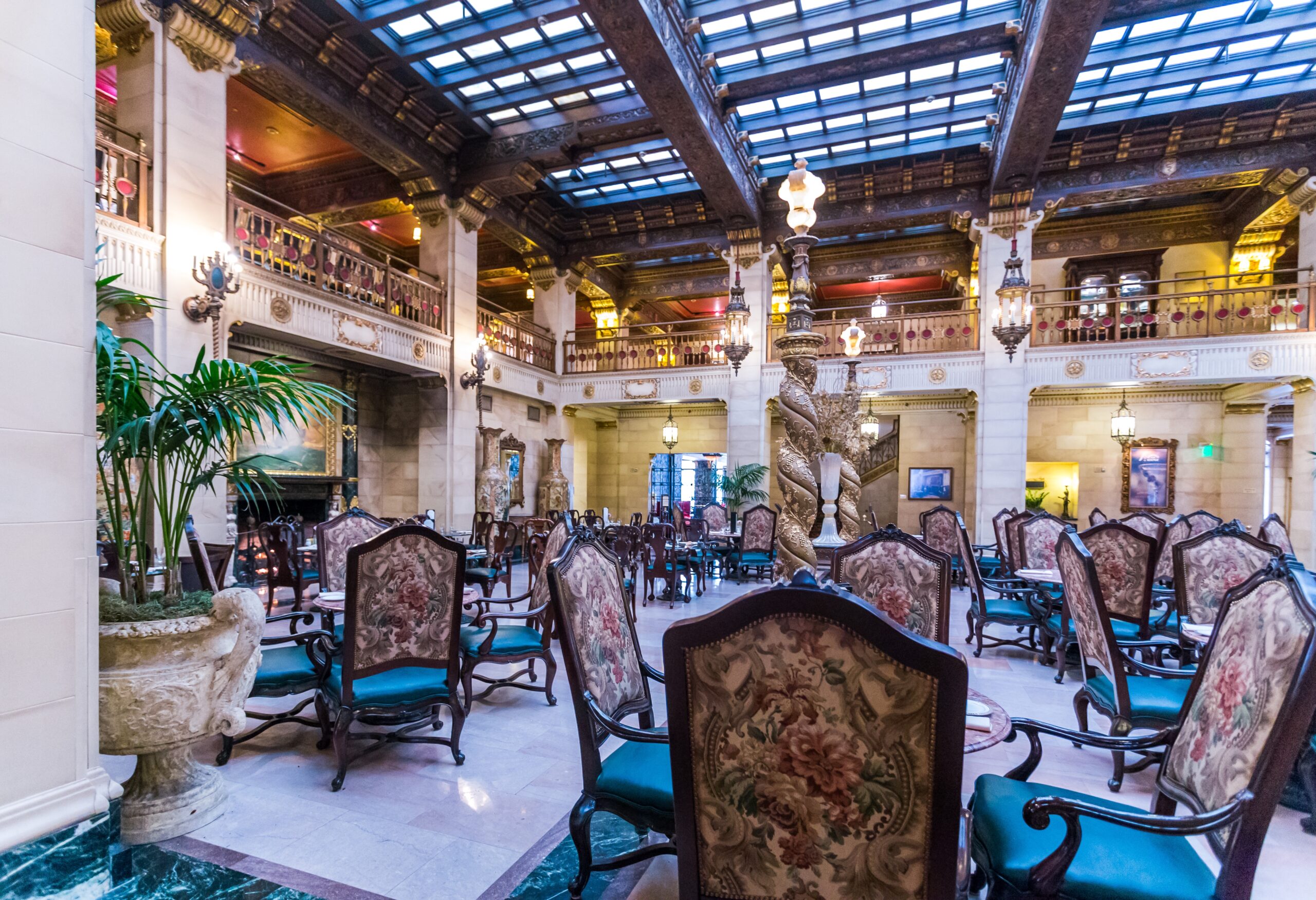 The Davenport Hotel lobby 