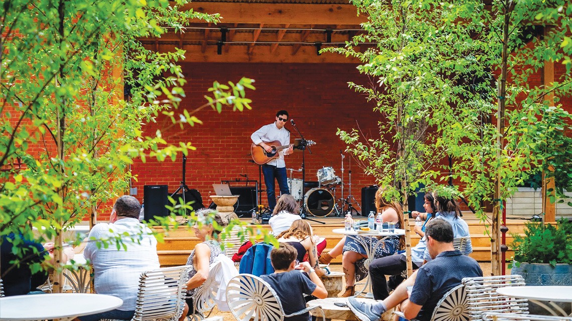 Live performance atHotel Herringbone, Waco, Texas