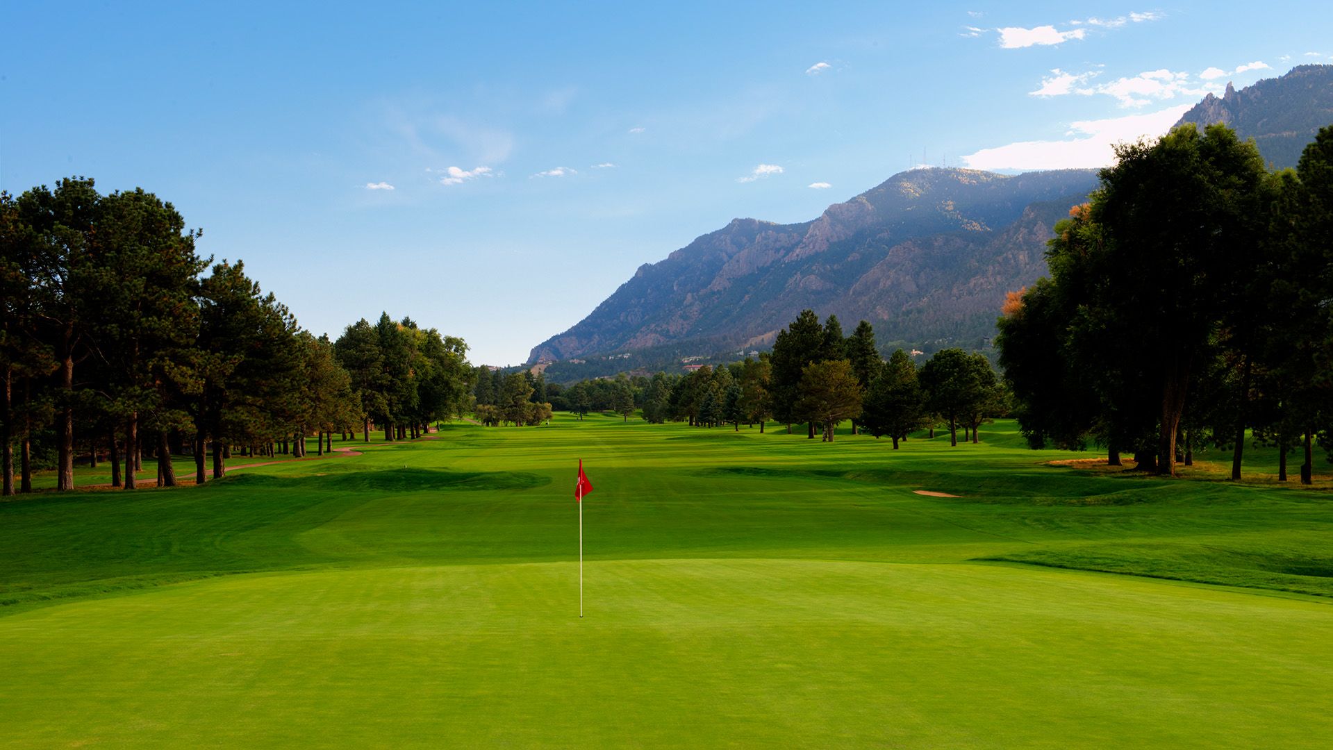 Golf course at The Broadmoor in Colorado Springs, Colorado