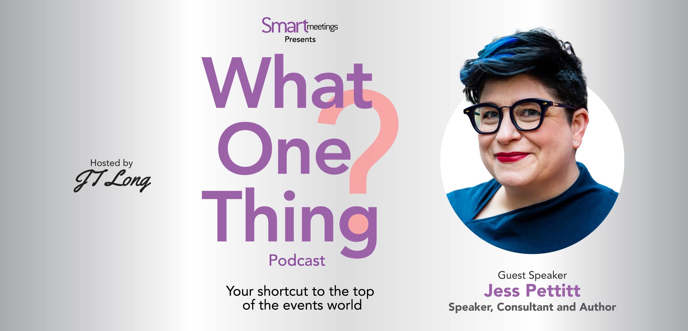 "What One Thing" graphic with image of Jess Pettitt