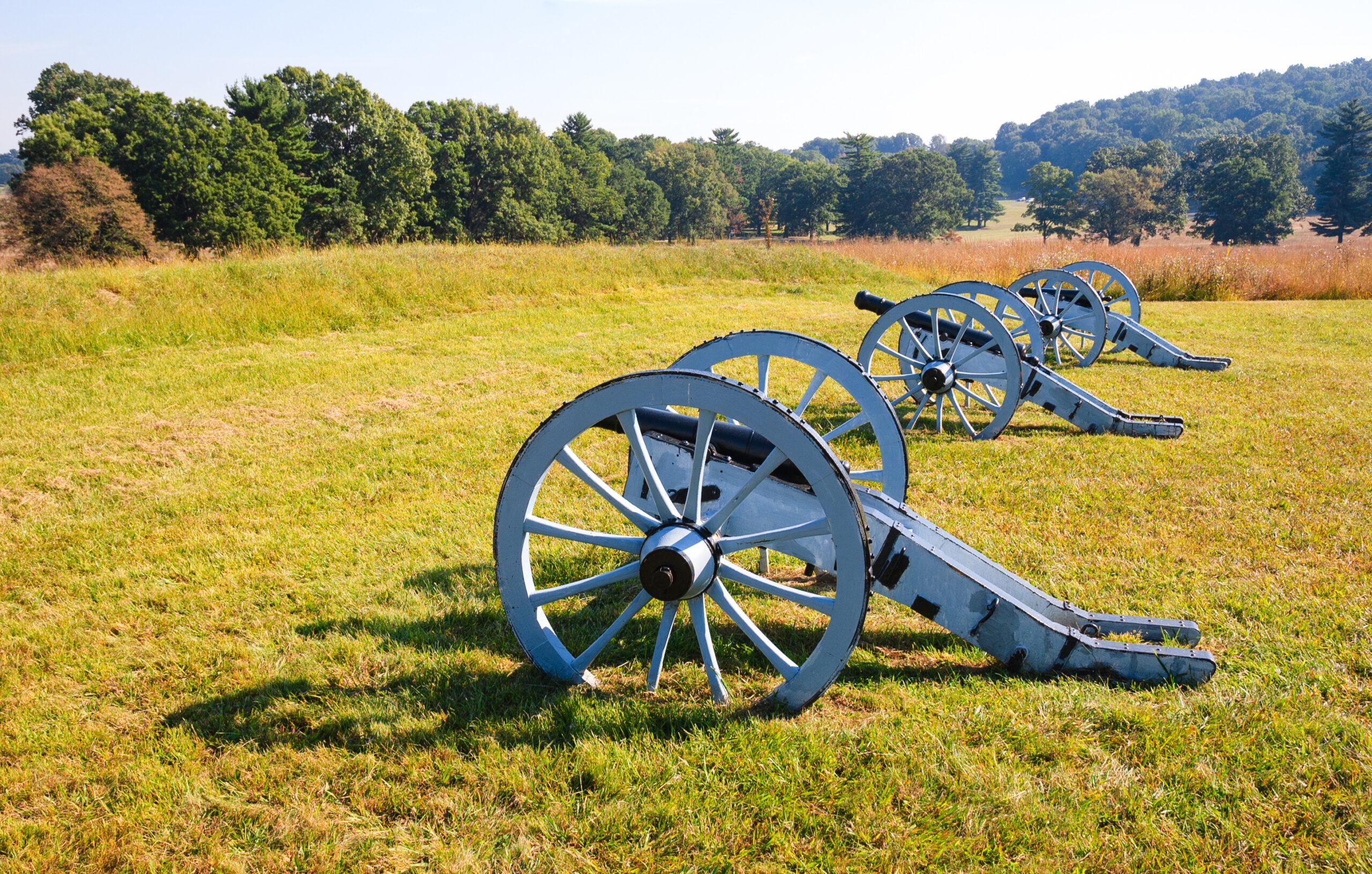 Horse carriages at Valley Forge National Historical Park 