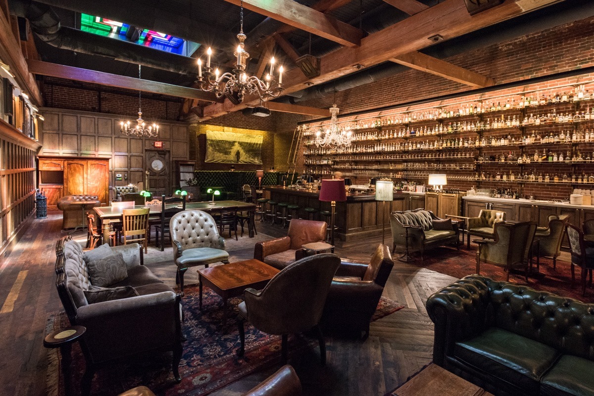 Multnomah Whiskey Library interior