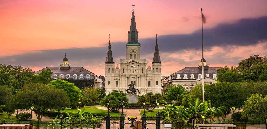 New Orleans, Louisiana, at Jackson Square