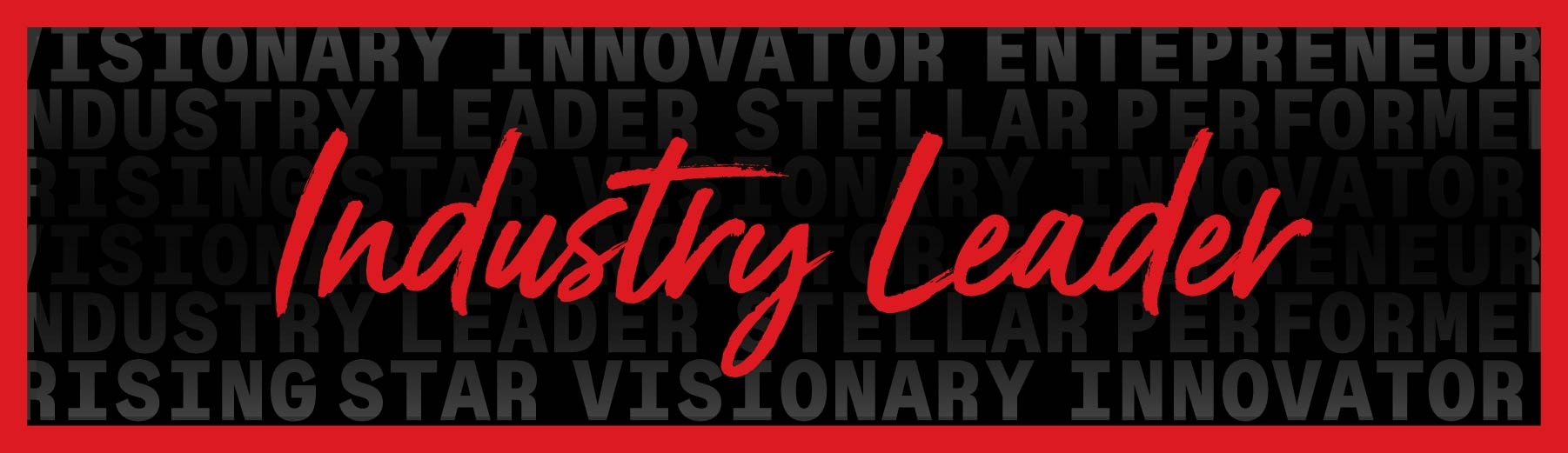 Red Industry Leader graphic