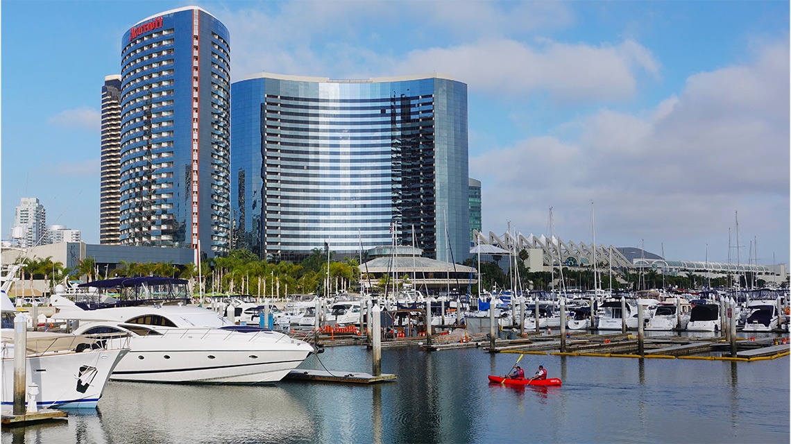 San Diego Marina Marriott exterior