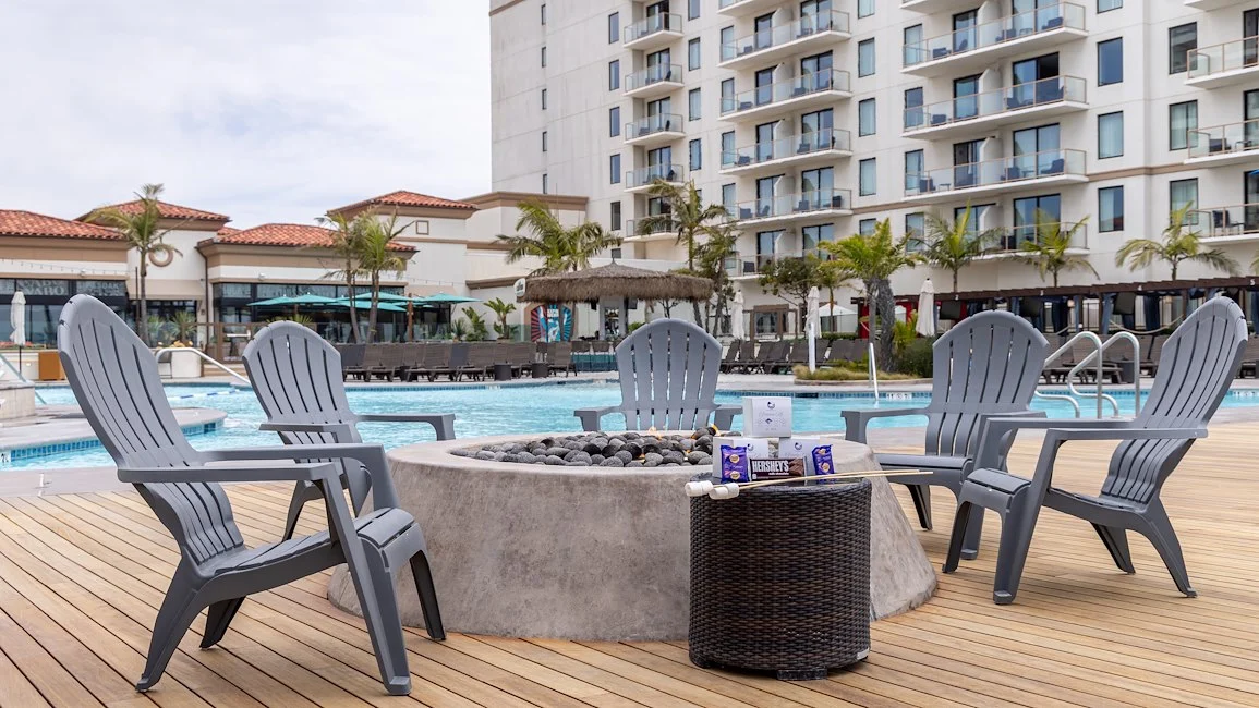 Pool at The Waterfront Beach Resort, a Hilton Hotel