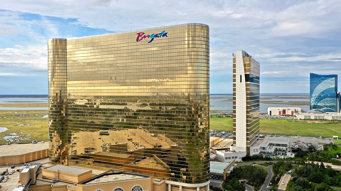 Aerial view of Borgata Hotel Casino & Spa