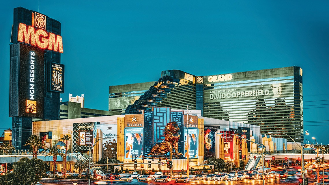 Exterior of MGM Grand 