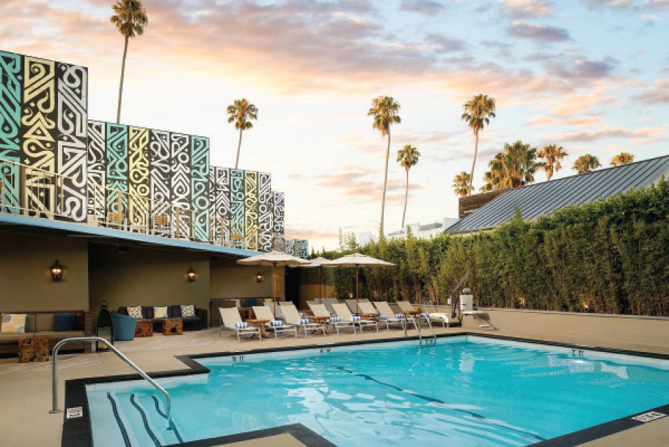 Hyatt Centric Delfina Santa Monica pool