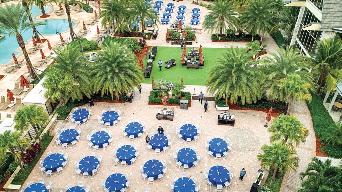 Event space at JW Marriott MarcoIsland Beach Resort