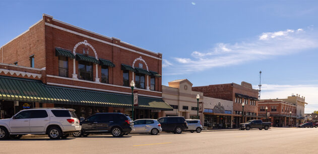 Main Street on Conroe, Texas