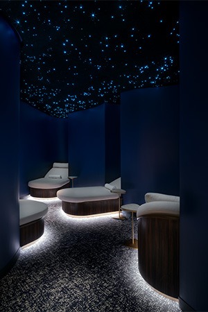 Stargazing Lounge at Lapis Spa in Fontainebleau las vegas